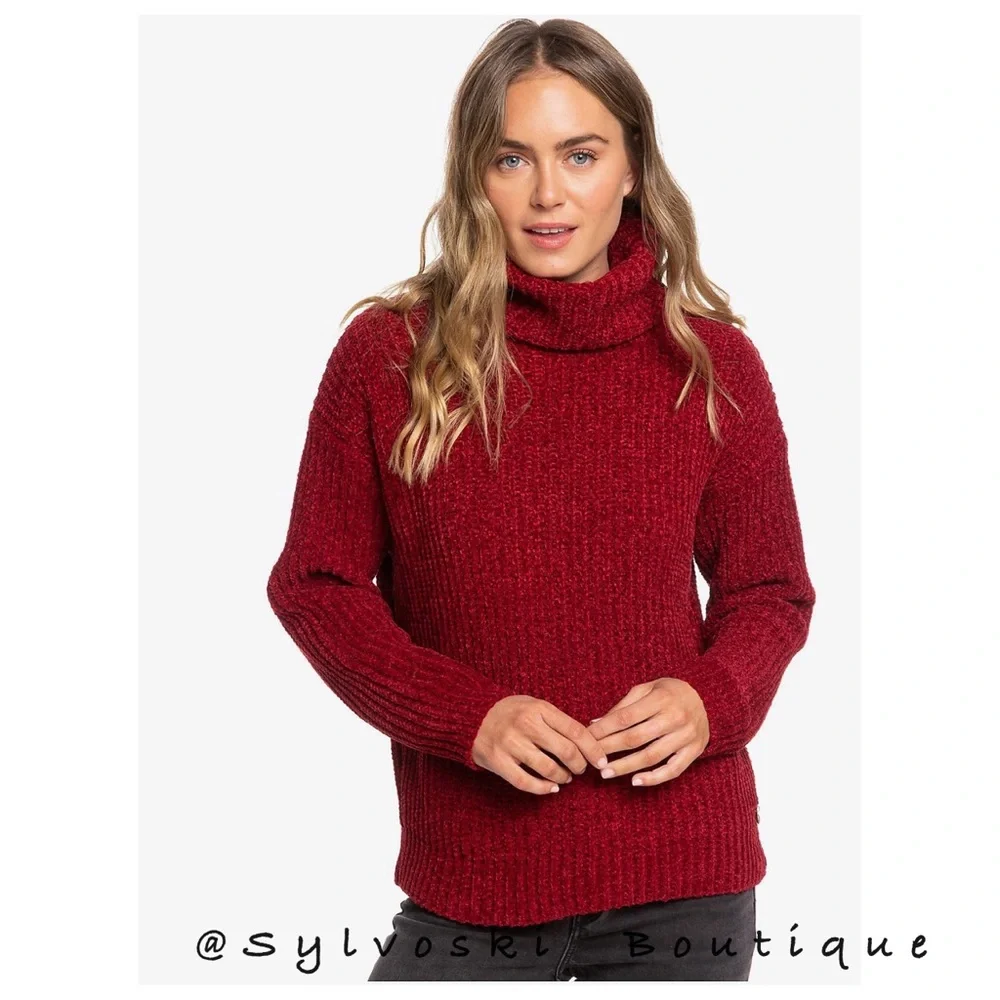 🔥 Roxy Women's Velvet Morning Sweater NWT - Picture 5 of 8